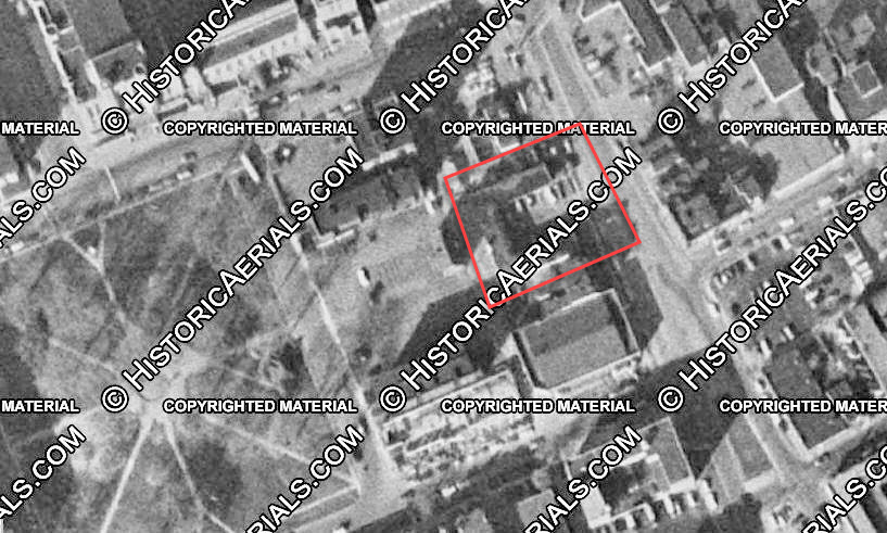 Travler Motel - 1966 Aerial